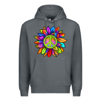 Rock pride sunflower Premium Hoodie - texasbilliewilder