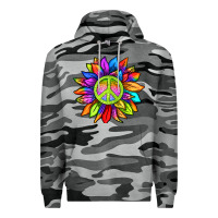 Slate Camo pride sunflower Premium Hoodie - texasbilliewilder