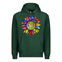 Sports Green pride sunflower Premium Hoodie - texasbilliewilder