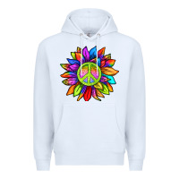 White pride sunflower Premium Hoodie - texasbilliewilder