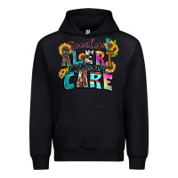 Black spoiler alert i don't care Urban Hoodie - Zillion Design Studio