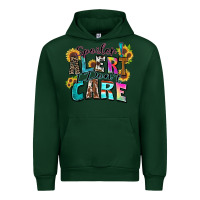 Forest Green spoiler alert i don't care Urban Hoodie - Zillion Design Studio