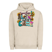 Pigment French Oak spoiler alert i don't care Urban Hoodie - Zillion Design Studio