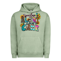 Pigment Oil Green spoiler alert i don't care Urban Hoodie - Zillion Design Studio