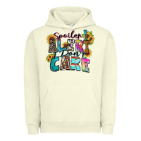 Pigment Pistachio spoiler alert i don't care Urban Hoodie - Zillion Design Studio