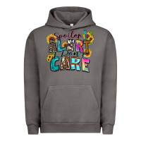 Pigment Tornado spoiler alert i don't care Urban Hoodie - Zillion Design Studio