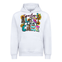 White spoiler alert i don't care Urban Hoodie - Zillion Design Studio