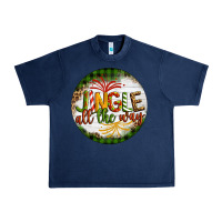 Navy Christmas Jingle Urban Heavy Tee - Artiststas