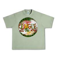 Oil Green Christmas Jingle Urban Heavy Tee - Artiststas