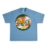 Pebble Blue Christmas Jingle Urban Heavy Tee - Artiststas
