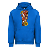 Cobalt sport football  lightning bolt Urban Hoodie - texasbilliewilder