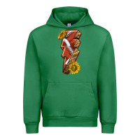Emerald sport football  lightning bolt Urban Hoodie - texasbilliewilder