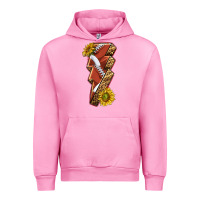 Fuchsia Pink sport football  lightning bolt Urban Hoodie - texasbilliewilder