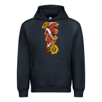 Navy sport football  lightning bolt Urban Hoodie - texasbilliewilder