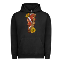 Pigment Black sport football  lightning bolt Urban Hoodie - texasbilliewilder