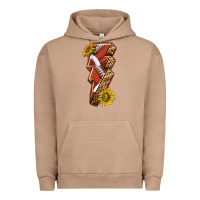Pigment Burro sport football  lightning bolt Urban Hoodie - texasbilliewilder