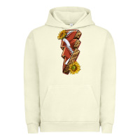 Pigment Pistachio sport football  lightning bolt Urban Hoodie - texasbilliewilder