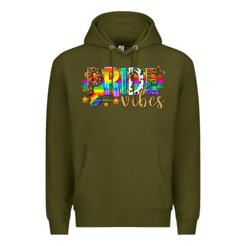 Pride Vibes Premium Hoodie by texasbilliewilder | Teevron