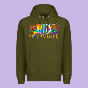 Pride Vibes Premium Hoodie Designed By Texasbilliewilder