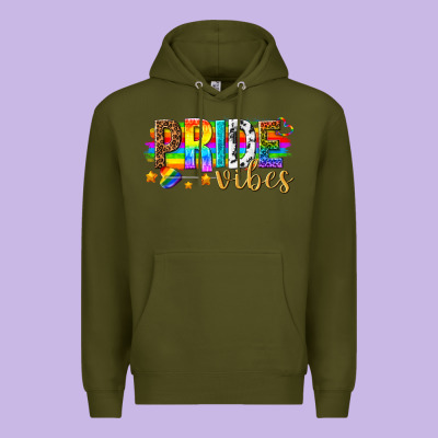 Pride Vibes Premium Hoodie Designed By Texasbilliewilder