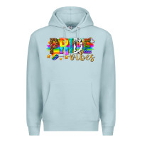 Blue Mist pride vibes Premium Hoodie - texasbilliewilder