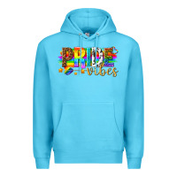 Ocean Blue pride vibes Premium Hoodie - texasbilliewilder