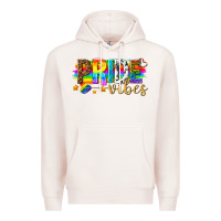 Pale Pink pride vibes Premium Hoodie - texasbilliewilder