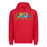 Red pride vibes Premium Hoodie - texasbilliewilder