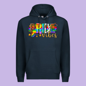 Pride Vibes Premium Hoodie Designed By Texasbilliewilder