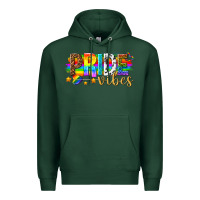 Sports Green pride vibes Premium Hoodie - texasbilliewilder