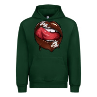 Forest Green sports lips american football Urban Hoodie - texasbilliewilder