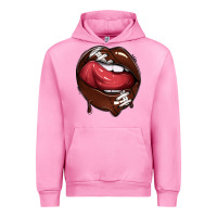 Fuchsia Pink sports lips american football Urban Hoodie - texasbilliewilder
