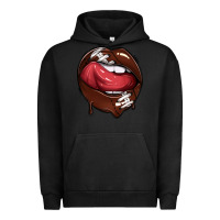 Pigment Black sports lips american football Urban Hoodie - texasbilliewilder