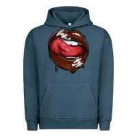 Pigment Midnight Navy sports lips american football Urban Hoodie - texasbilliewilder