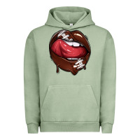 Pigment Oil Green sports lips american football Urban Hoodie - texasbilliewilder