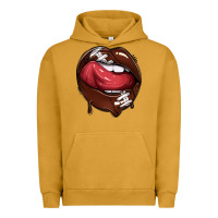 Pigment Peanut Butter sports lips american football Urban Hoodie - texasbilliewilder