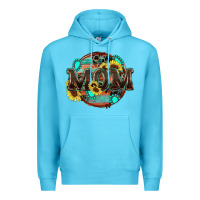 Ocean Blue western mom Premium Hoodie - Zillion Design Studio