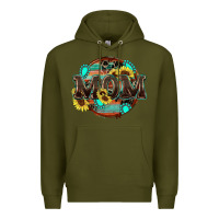 Army Green western mom Premium Hoodie - Zillion Design Studio