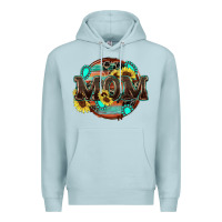 Blue Mist western mom Premium Hoodie - Zillion Design Studio
