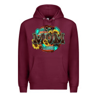 Burgundy western mom Premium Hoodie - Zillion Design Studio