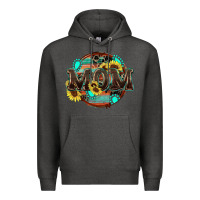 Charcoal Heather western mom Premium Hoodie - Zillion Design Studio