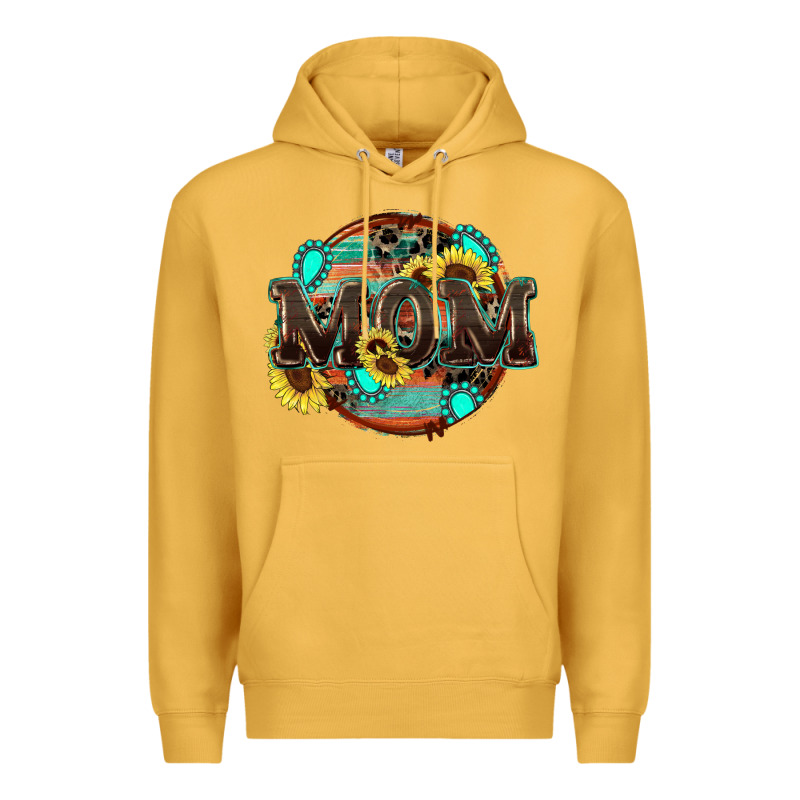 Western Mom Premium Hoodie by Zillion Design Studio | Teevron