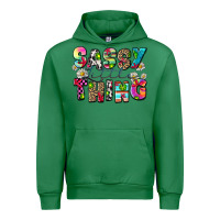 Emerald sassy little thing Urban Hoodie - Zillion Design Studio