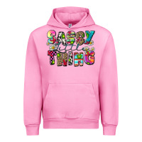 Fuchsia Pink sassy little thing Urban Hoodie - Zillion Design Studio