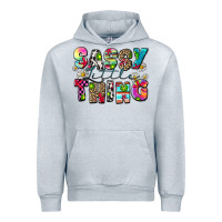 Heather Grey sassy little thing Urban Hoodie - Zillion Design Studio
