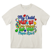 My Child May Be Non Verbal But This Papa Ain't Heavy Core Tee | Teevron