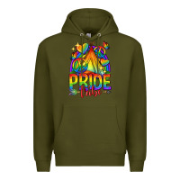 Army Green pride tribe lgbtq Premium Hoodie - texasbilliewilder