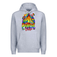 Heather Grey pride tribe lgbtq Premium Hoodie - texasbilliewilder