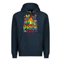 Navy pride tribe lgbtq Premium Hoodie - texasbilliewilder