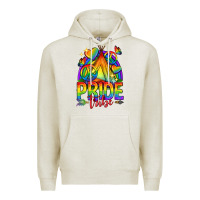 Oatmeal Heather pride tribe lgbtq Premium Hoodie - texasbilliewilder